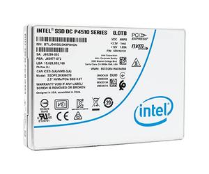 Intel/SSD Intel Corporation SSDPE2KX080T801 DC P4510 Series (8.0TB 2.5in PCIe 3.1 x4 3D2 TLC) Generic Single Pack