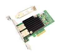 Intel X550-T2 Internal Ethernet 10000Mbps Network Card and Adapter - Network Cards and Adapters (Internal, Wired, Pci-E, Ethernet, 10000 MBit/S, Green, Silver)
