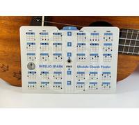 Intelio Spark Ukulele Chord Finder - Pocket-Sized Laminated Chord Chart Wheel designed for soprano, concert, and tenor ukuleles - Learn Essential Chords - Easy Reference Guide for Beginners & Teachers