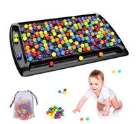 Intellectual Chess Board Double Duel, 241 Pieces Rainbow Ball Chessboard Strategy Games, Rainbow Ball Board Games, Tabletop Family Games, Party Games for Adults Children