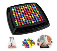 Intellectual chessboard, intellectual chess board, colorful balls board game, intellectual chessboard,Interactive Tabletop Strategy Puzzle Games f for Kids and Adults with Colored Marbles