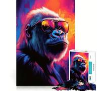 Intellectual Primate Jigsaw 1000 Pieces for Adults Calm Daily True Detail Joyful Challenge Perfect Art (38x52cm)