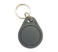 INTELLid 10 Gray 26 Bit Proximity Key Fobs, Compatible with ISOProx 1386 1326 H10301 Format Readers, Works with Most Access Control Systems