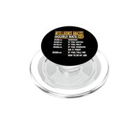 Intelligence Analyst Hourly Rate PopSockets PopGrip for MagSafe