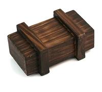 Intelligence Brain Teaser Magic Puzzle Box Wooden Secret Mini Compartment Gift Reliable