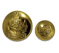 Intelligence Corps Blazer Button Small - 16mm (26-Ligne) / Gold