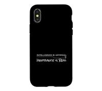 Intelligence is Artificial, Ignorance is Real Case for iPhone X/XS