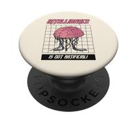 Intelligence Is Not Artificial (Anti Ai Statement) PopSockets Adhesive PopGrip