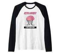 Intelligence is Not Artificial (Anti AI Statement) Raglan Baseball Tee