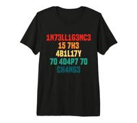 Intelligence is The Ability to Adapt to Change Retro Premium T-Shirt