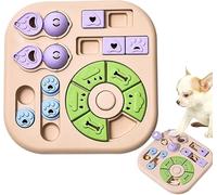 Intelligence Toy for Dogs, Interactive Slow Down Eating Dog Toy, Funny Food & Thinking Game, Dog Toy Intelligence for Puppies and Medium Small Dogs for Spiritual (Yellow)