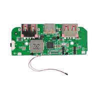 Intelligent 22.5W Charging Module QC20W Output Color Display Double USB Output Port for Customs Powerbanks Build Double USB Type C Chargers Board