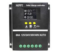Intelligent 60A MPPT Solar Charge Controller Regulator for 12V-48V Auto RV Battery Charging Function, Lead Acid Lithium LiFePO4 Compatible