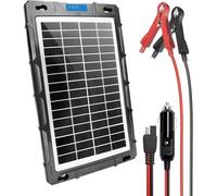 Intelligent 8W Sun Battery Keeper with Overload for Cars Trucks and ATVs ABS Solar Panel Device
