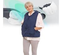 Intelligent Anti-Fall Airbag Vest Prevent Accidental Falls Smart Anti-Fall Clothing for The Elderly Light and Breathable Fabric for Postoperative Recovery Protection,Blue-XXL