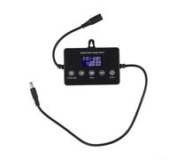 Intelligent Aquarium Light Controller Dimmer with LCD Timer for 12-24V Fish Tank LED Strip Switch, Multi-Mode Sunrise Sunset Simulation, Power-Off Memory