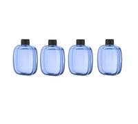 Intelligent Aromatherapy Diffuser 4 Mode Rechargeable Ultrasonic Humidifier Wall Mount Wireless Air Freshener for Bedroom Office (4pcs BlueWindChimes)