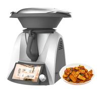 Intelligent Automatic Coating Food Stir Frying Pot Machine, Electric Multifunctional Food Processor, 37-160°C Heating, 7-Inch Tft Screen, for Home Stir-frying