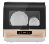Intelligent Automatic Mini Household Dishwasher,Countertop Dishwasher,LED Display,3 Programs,Disinfection 360° Cleaning,Baby Care and Fruit Washing