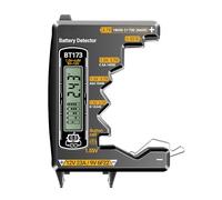 Intelligent Battery Detector for Multiple Cell Types Features Auto Power Testing Double Digital/Visual Display Battery Capacity Meter