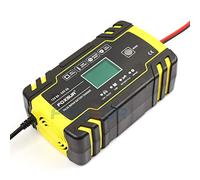 Intelligent Car Battery Charger Full Automatic Car Battery Charger 12V 8A 24V 4A Pulse Repair Display Smart Fast Charge Deep Cycle