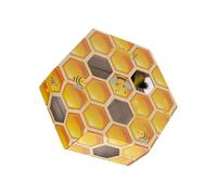 Intelligent Cats Entertainment Systems With Rotating Feathered Popping Up Mole Game Indoor Simulation Device Honeycombs Shape Interactive Cats Toy