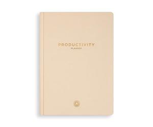 Intelligent Change - 3-Month Productivity Planner, Productivity Tools for Time-Management and Mindfulness, Daily To-Do List, A5 Undated Quarterly Planner, Beige (Beige)