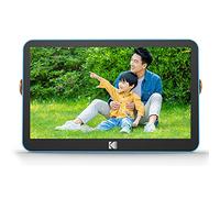 Intelligent Cloud Albums, 10.1-Inch Hd Ips Screen Video Player, Digital Photo Frame Home Phone App Remote Transfer Photos Show Device,Built-In Rechargeable Battery + 16G Memory (Ocean Blue)