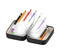 Intelligent Color Coded Weekly Pills Case with Adjustable Inserts and Spacious Compartments for Tablets or Jewelry Discreet Pills Bag
