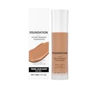 Intelligent Color Correcting Foundation, 30ml/1 fl oz - Instantly Adapts to Your Skin Tone, lightweight Texture, Medium Coverage, long-Lasting Natural Dewy finish (Dark-1Pc)