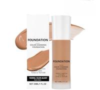 Intelligent Color Correcting Foundation | 30ml Luxe Foundation | Long-Lasting Makeup Concealer | For Skin Pimple Blemishes Imperfections Brighten Tone Beauty (Dark)