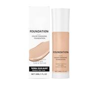 Intelligent Color Correcting Foundation - Face Buildable Primers Medium Skin Tone - Thermal Color Adjusting Face Base with Natural Finish,Lightweight Hydrating Foundation,Long-lasting Makeup 30ml