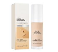 Intelligent Color Correcting Foundation, Liquid Colour Adjusting Foundation for Mature Skin, Lightweight Texture, Medium to Full Coverage Concealer, Makeup Base Concealer Moisturizer (1)