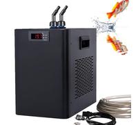 Intelligent Constant Temperature Aquarium Chiller - Complete Set with Pump & Hose for 160L to 500L Fish Tanks, Hydroponic & Reef Systems, Commercial Grade Water Cooler