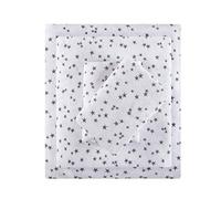 Intelligent Design Cozy Soft 100% Cotton Flannel Print Animals Stars Cute Warm, Ultra Soft Cold Weather Sheet Set Bedding, Queen, Grey Stars 4 Piece