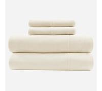 Intelligent Design Sheet Set Cotton Jersey Knit Blend, Soft & Breathable Sheets All Season Cotton Blend Sheet Set Feels Cool & Smooth, Deep Pocket Fits Up to 16" Mattress, Queen Oatmeal 4 Piece