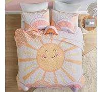 Intelligent Design Urban Habitat Kids Dawn Sunshine Printed Reversible Coverlet Set