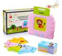 Intelligent dialogue children's flashcard toys, including words shapes animals colours and other interactive early education voice, cultivate children's learning ability, suitable for 3-6 years old ch