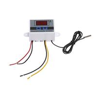 Intelligent Digital computer Temperature Controller with LED-Display Mini tat Switch Heating/Cooling Temperature Control Switch with Water-resistant Sensor Probe