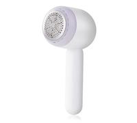 Intelligent Digital Display Electric Fabric Shaver, Portable Pompom Trimmer, Fabric Shaver with 6 Blades and 3 Speeds, Lint Remover for Removing Garments, Nodules (White)