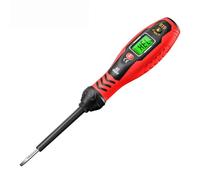 Intelligent Digital Display Meter Pen, NCV Voltage Detector AC11V-450V, LCD Backlight Screen, Live Neutral Wire Identifier, Electrical Testing Device(B19-red)