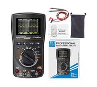 Intelligent Digital Oscilloscope Multimeter 6000 Counts 2.4 Inch LCD Screen 100 Data Storage for Electronic Diagnostics Digital Storage Oscilloscope Meter
