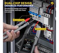 Intelligent DMC100 Clamp Meter for 600A with 10000 Count Digital Measurement Capabilities (with)