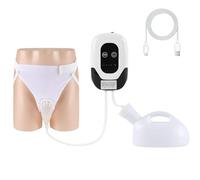 Intelligent Electric Urinal, Automatic Start-Stop Dispenser, Non-Invasive Sensitive Sensing High Elastic Adjustable Waist Belt Anti-Leakage Design Easy to Use and Clean with Lid Funnel(Universal Size