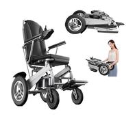 Intelligent Electric Wheelchair, Fully Automatic, Foldable, Lightweight, Small, Specially Designed for Disabled and Elderly People Electric Wheelchairs for Adults 12A