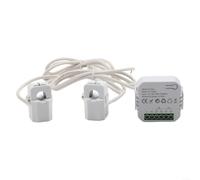 Intelligent Electricity Meter 80A Two-Way Current Sensor WiFi Enabled for Alexa Google Assistant Home Energy Management System LCD Display