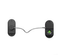 Intelligent Fingerprint Lock for Cabinets, Refrigerators, and Drawers, USB Rechargeable, No Drill, Secure Access Control for Home Safety (Black)
