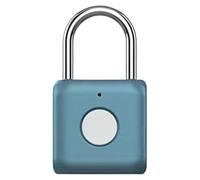 Intelligent Fingerprint Lock - Smart Biometric Security Padlock, Keyless USB Rechargeable Device | Waterproof Metal Body with Fast Recognition Sensor for Gym Locker Door Bag, Portable Travel Anti-Thef