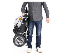 Intelligent Folding Electric Wheelchair for Adults, wheelchairs Folding Lightweight, Portable Folding Carry Wheelchairs, Durable Wheelchair,Black