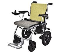 Intelligent Folding Electric Wheelchair, Lightweight Foldable Powered Wheel Chair, Portable Folding Carry Power Durable Wheelchair